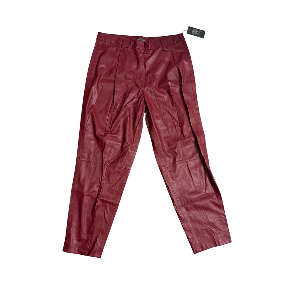 822.Vince Camuto Women's Red Wine Pants Sz 12 Stretch Elegant Casual Comfort Fit